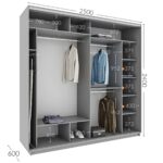 Шафа-купе Garant Практик 4Д №128/4 2500