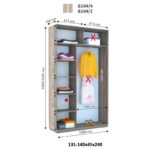 Шафа-купе ДОМ Віват 2Д В144 / В146 - Зображення 2