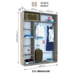 Шафа-купе ДОМ Віват 2Д В184 / В186 - Зображення 2