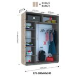 Шафа-купе ДОМ Віват 2Д В184 / В186 - Зображення 3