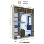 Шафа-купе ДОМ Віват 2Д В194 / В196 - Зображення 2