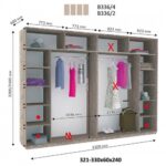 Шафа-купе ДОМ Віват Новий 4Д В334 / В336 - Зображення 3