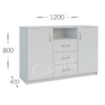 Комод Garant К120/80/3Ш+2Д - Зображення 2