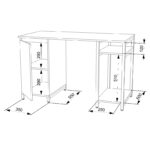 Стіл комп'ютерний Flashnika Loft СКЛ-3 - Зображення 2
