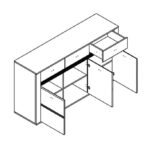 Комод Gerbor Селена KOM3D3S - Зображення 2