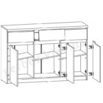 Комод Gerbor Джулі KOM3D3S - Зображення 2