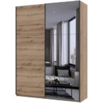 Шафа-купе Doros G-Caiser 1 ДСП / 1 дзеркало / 3 частини 1600