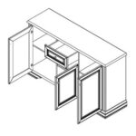 Комод Gerbor Вайт 3D1S - Зображення 2