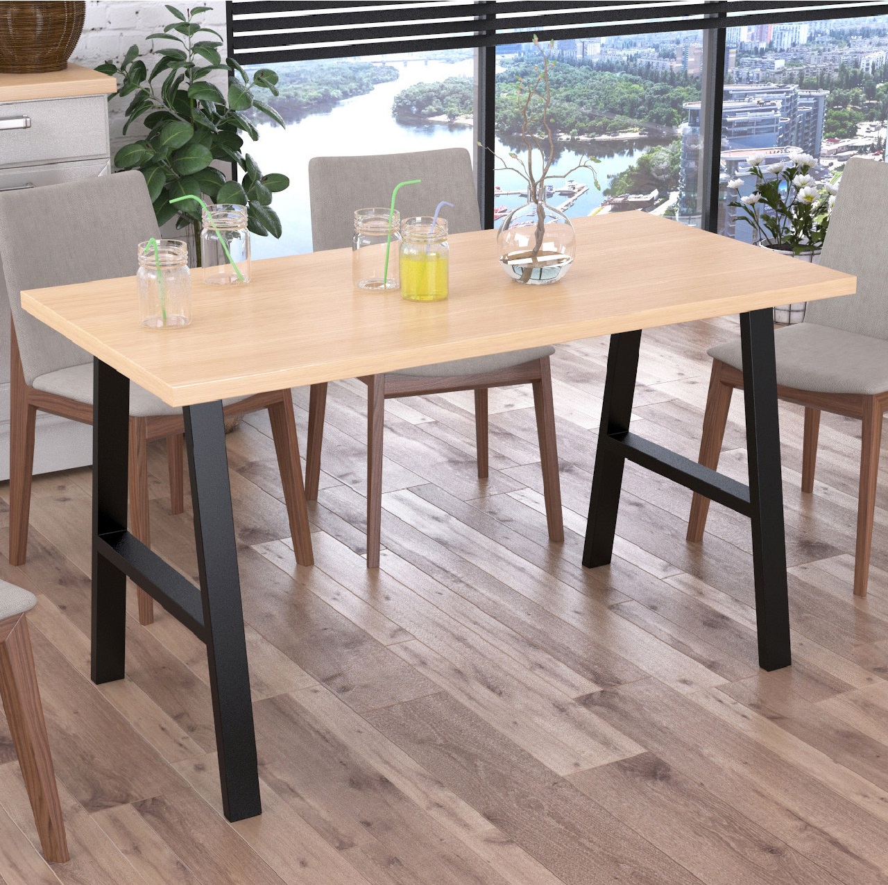 Атлант-1 Стіл обідній Loft Design Атлант - Зображення 1
