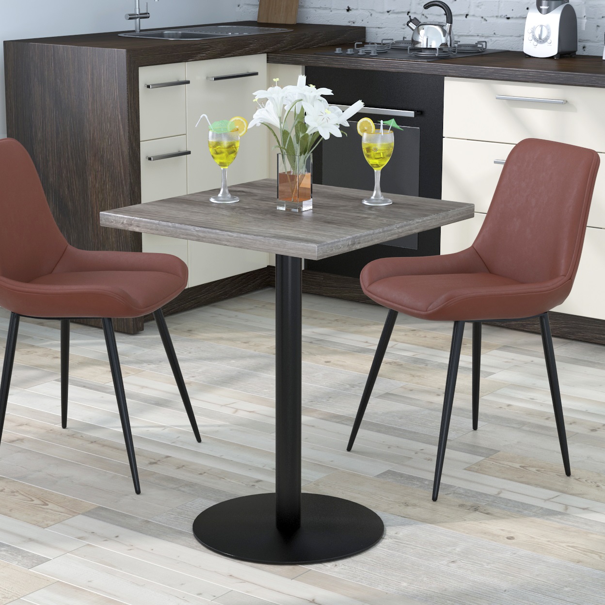 BS-450 Стіл обідній Loft Design BS-450 (квадрат) - Зображення 1