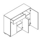 Комод Gerbor Ребека KOM3D1S - Зображення 2