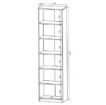 Стелаж Gerbor Воркспейс REG60 - Зображення 2